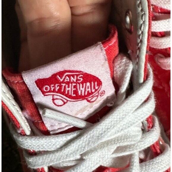 Vans Authentic Red Custom Dip - Picture 7 of 11